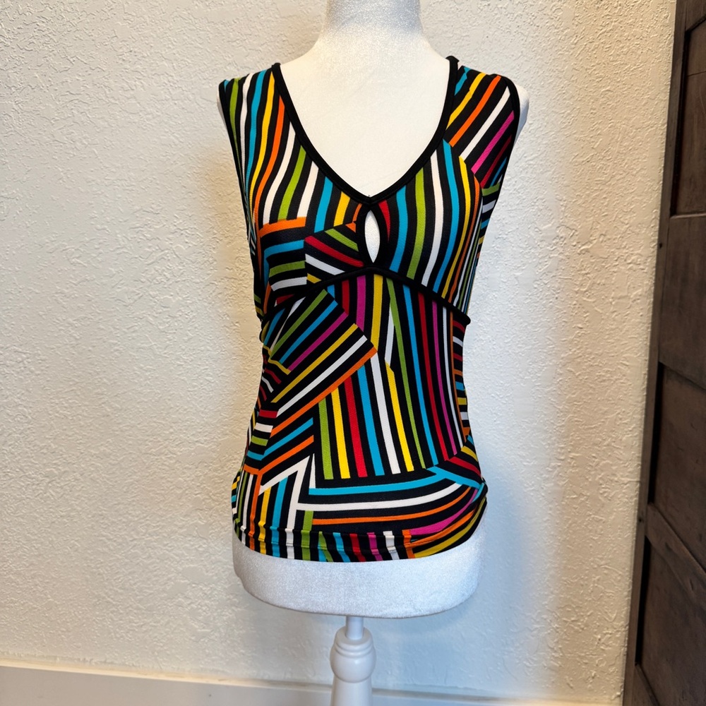 Missoni Vibrant Striped Tank Top MEDIUM